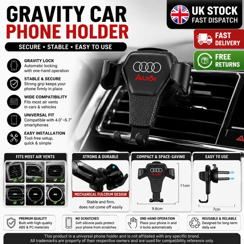 Car vent phone holder audi - car,